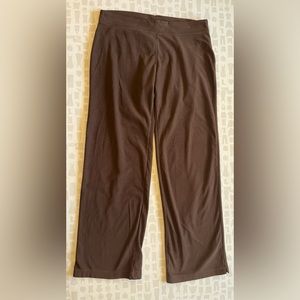 The North Face Womens Brown drawstring fleece pants